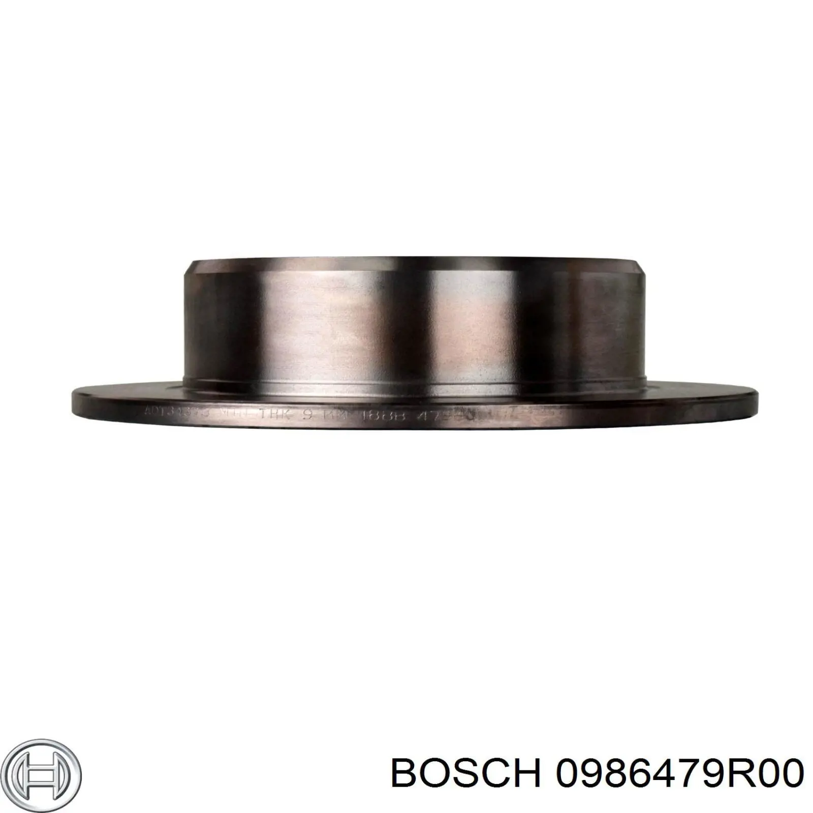 Do koszyka 0986479R00 Bosch Tarcza hamulcowa tylna