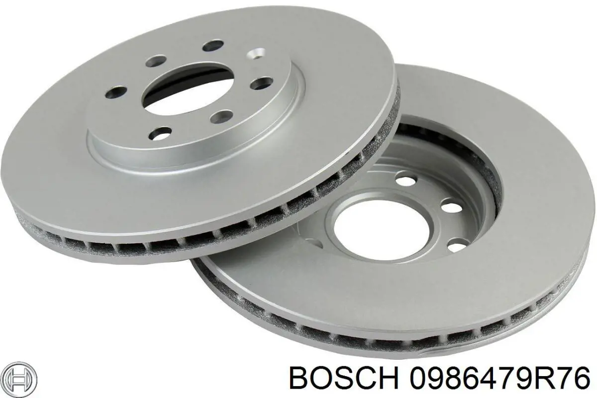 Do koszyka 0986479R76 Bosch Tarcza hamulcowa przednia