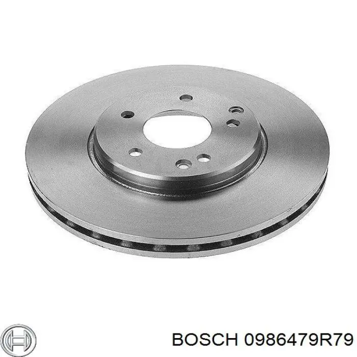 Do koszyka 0986479R79 Bosch Tarcza hamulcowa przednia