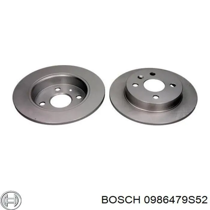 Tarcza hamulcowa tylna Bosch 0986479S52 cena, od 28,15 USD