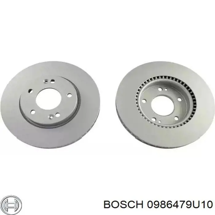 0986479U10 Bosch Tarcza hamulcowa przednia