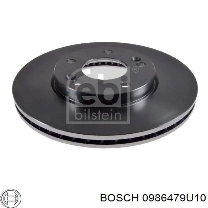 Tarcza hamulcowa przednia Bosch 0986479U10 cena, od 48,14 USD