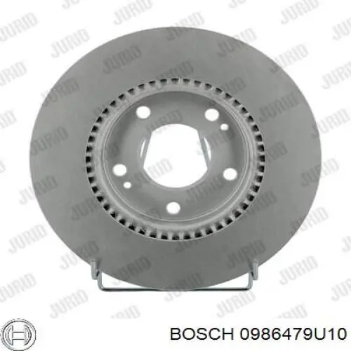 Tarcza hamulcowa przednia 0986479U10 Bosch