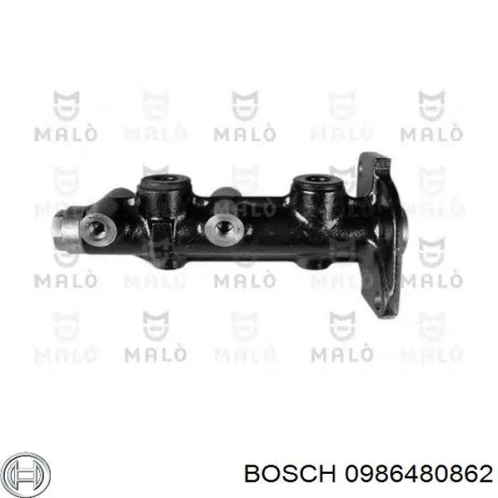Główny cylinder hamulców Bosch 0986480862 cena, od 30,49 USD