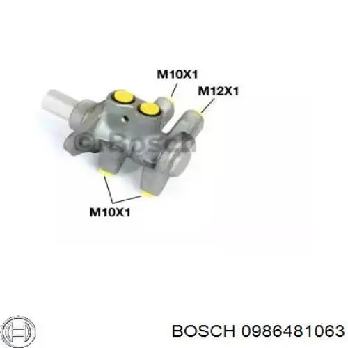 0986481063 Bosch główny cylinder hamulców