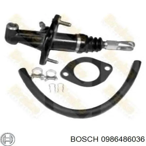 Do koszyka 0986486036 Bosch Cylinder sprzęgła główny