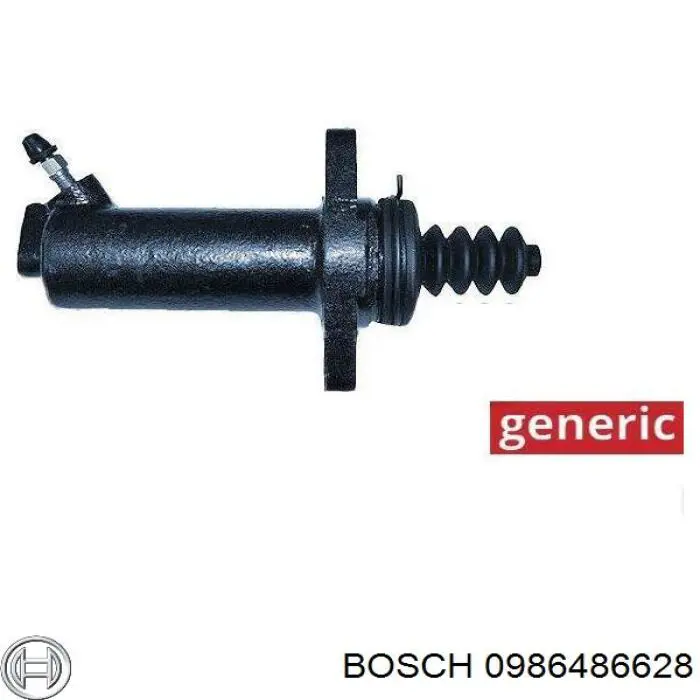 0 986 486 628 Bosch cylinder roboczy sprzęgła