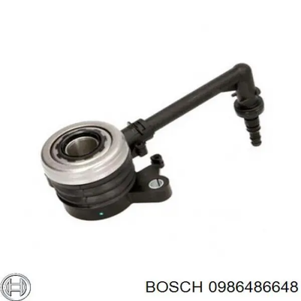 0986486648 Bosch cylinder roboczy sprzęgła (wysprzęglik w komplecie z łożyskiem wyciskowym)