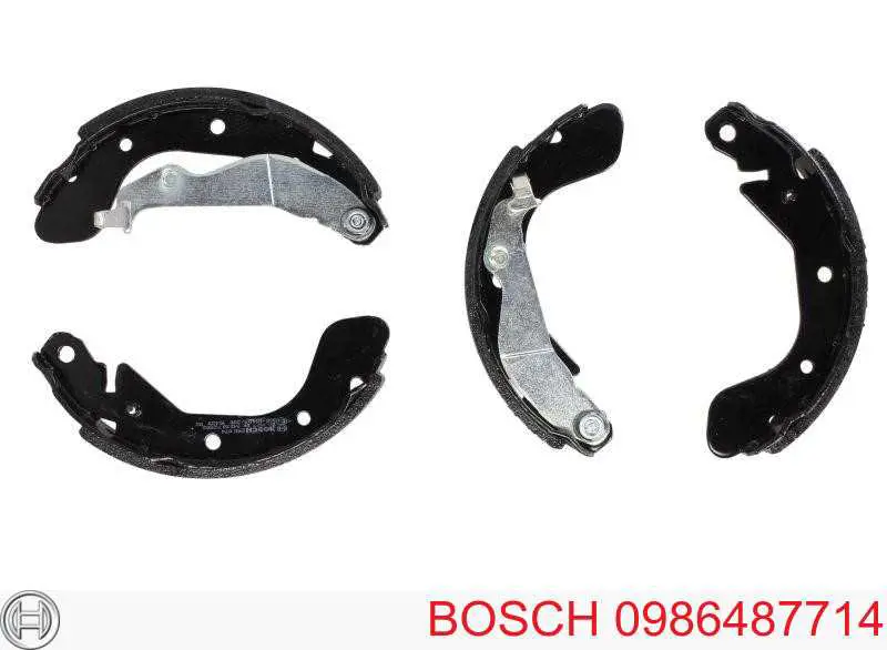 0986487714 Bosch klocki hamulcowe tylne bębnowe