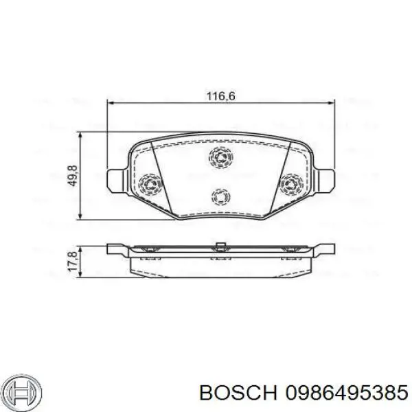 Okładziny (klocki) do hamulców tarczowych tylne Ford 8A8Z2V200A cena, od 43,52 USD