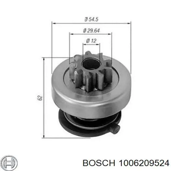 Do koszyka 1006209524 Bosch Bendiks rozrusznika