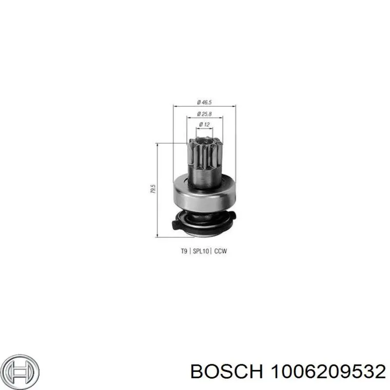 Do koszyka 1006209532 Bosch Bendiks rozrusznika