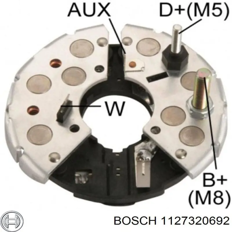 1127320692 Bosch mostek prostowniczy alternatora = moster diodowy alternatora