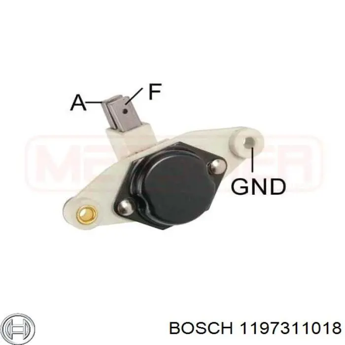Regulator alternatora (przekaźnik ładowania) Bosch 1197311018 cena, od 8,52 USD