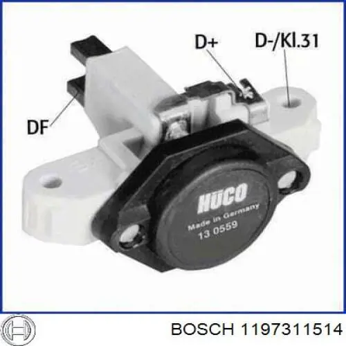 Regulator alternatora (przekaźnik ładowania) Bosch 1197311514 cena, od 7,23 USD