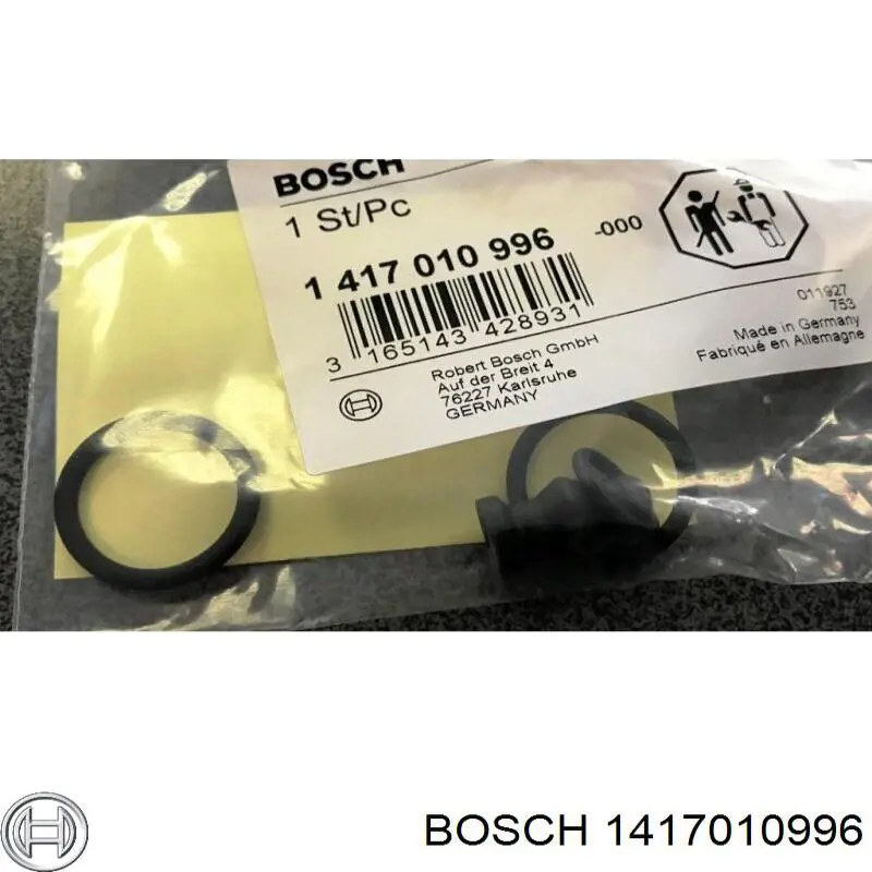Do koszyka 1417010996 Bosch Pierścień uszczelniający wtryskiwacza