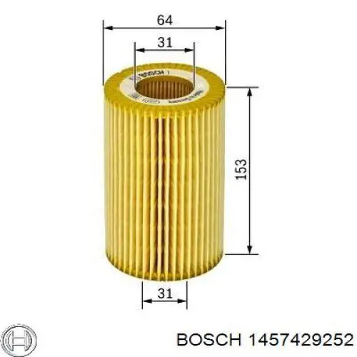 Do koszyka 1457429252 Bosch Filtr oleju