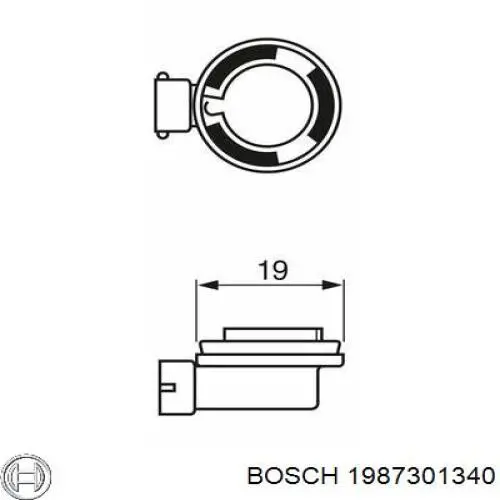 1 987 301 340 Bosch żarówka
