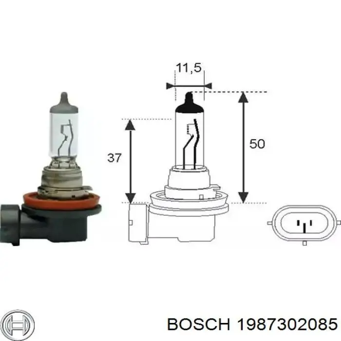 1987302085 Bosch żarówka