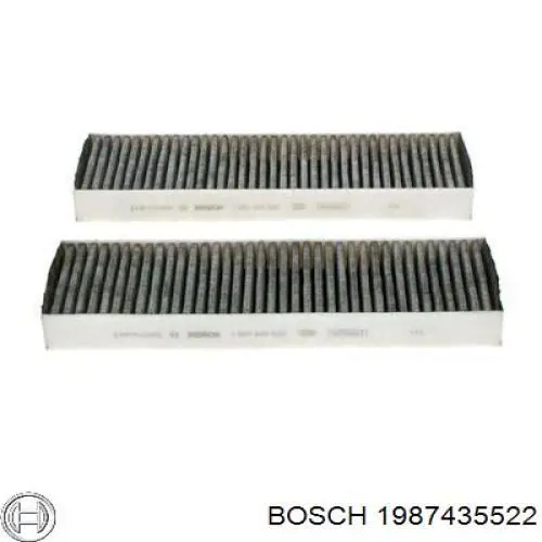 Do koszyka 1987435522 Bosch Filtr kabiny