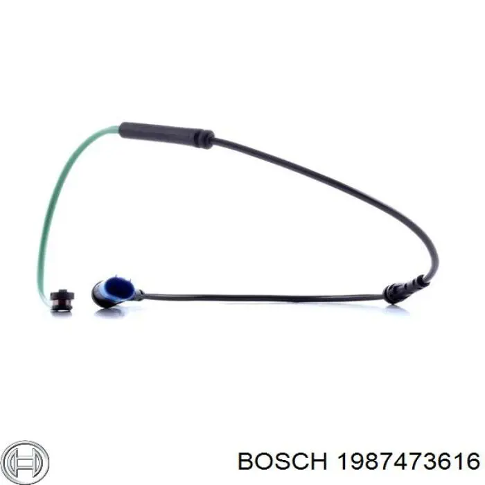 1987473616 Bosch Czujnik zużycia klocków hamulcowych przedni