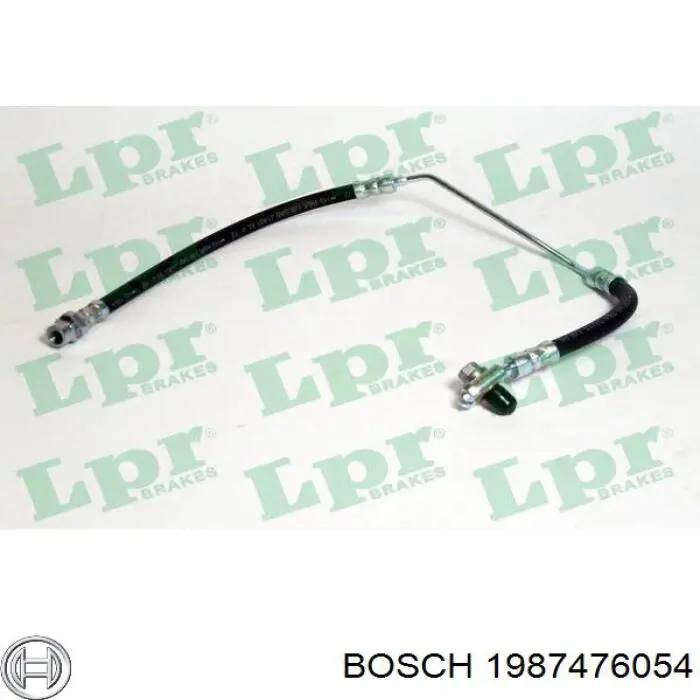 Do koszyka 1987476054 Bosch Przewód hamulcowy tylny lewy