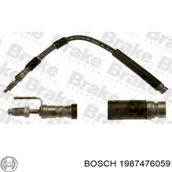 Do koszyka 1987476059 Bosch Przewód hamulcowy przedni
