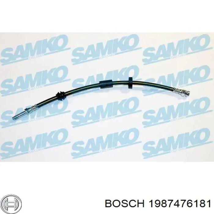 Do koszyka 1987476181 Bosch Przewód hamulcowy przedni