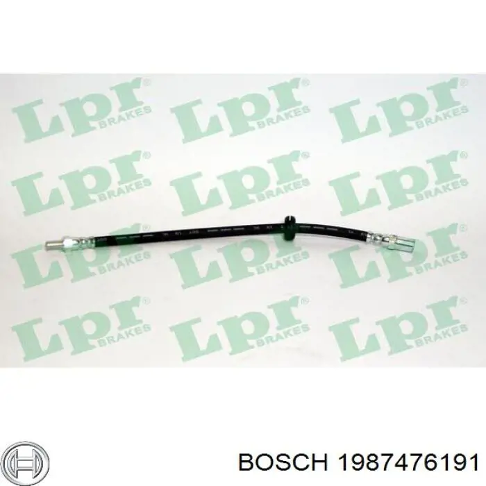 Do koszyka 1987476191 Bosch Przewód hamulcowy przedni