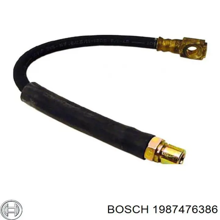 Do koszyka 1987476386 Bosch Przewód hamulcowy przedni