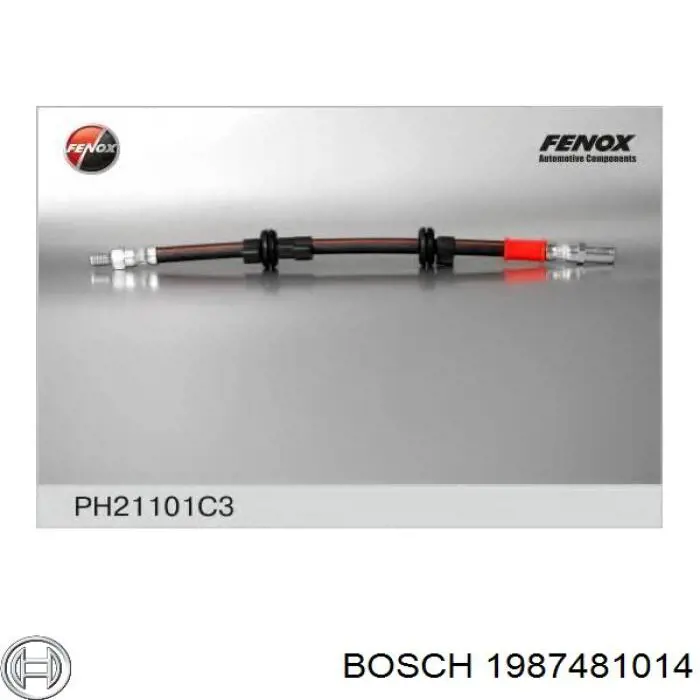 Przewód hamulcowy przedni Bosch 1987481014 cena, od 5,98 USD