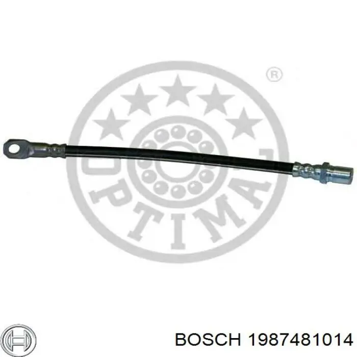 Do koszyka 1987481014 Bosch Przewód hamulcowy przedni