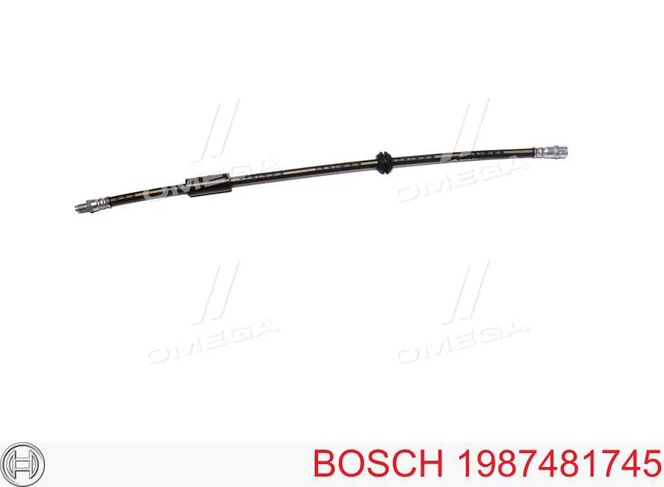 1987481745 Bosch przewód hamulcowy przedni