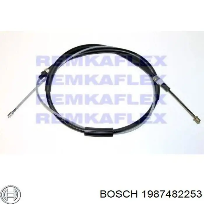 Linka hamulca ręcznego tylna prawa/lewa Bosch 1987482253 cena, od 17,78 USD