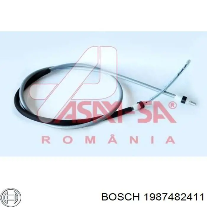 Linka hamulca ręcznego tylna prawa/lewa Bosch 1987482411
