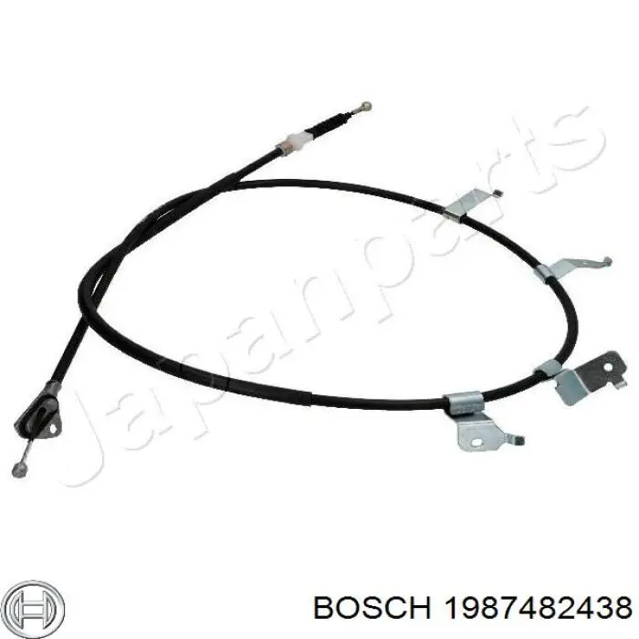 Linka hamulca ręcznego tylna prawa Bosch 1987482438 cena, od 34,83 USD
