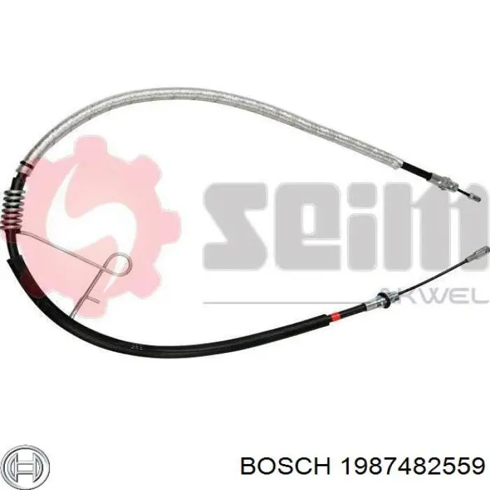 Linka hamulca ręcznego tylna prawa Ford 2221691 cena, od 34,88 USD