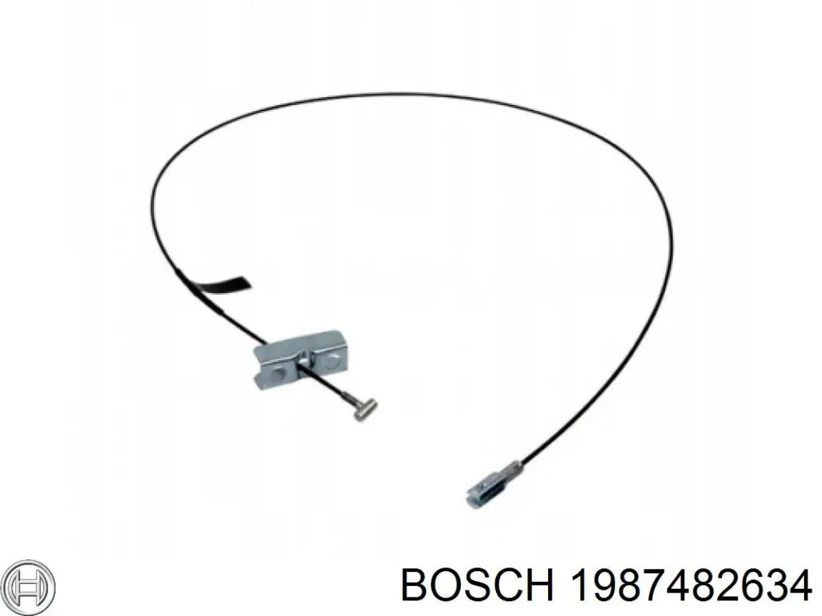1987482634 Bosch Linka hamulca ręcznego środkowa