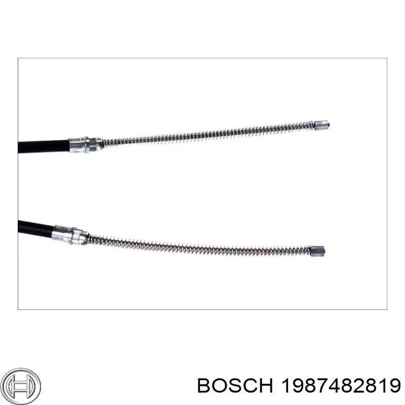 Linka hamulca ręcznego tylna prawa Bosch 1987482819 cena, od 63,46 USD