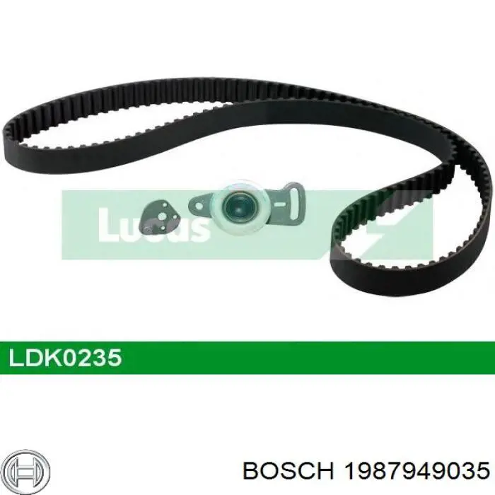 1987949035 Bosch Pasek rozrządu
