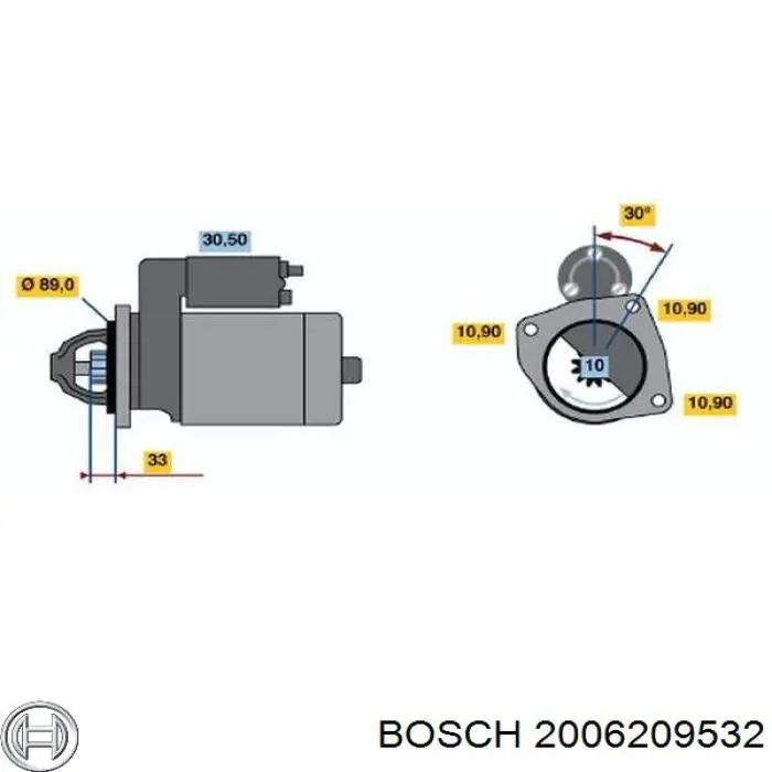 2006209532 Bosch Bendiks rozrusznika