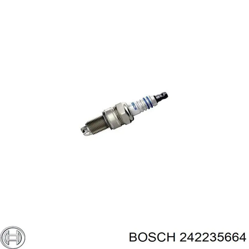 Świeca zapłonowa 242235664 Bosch