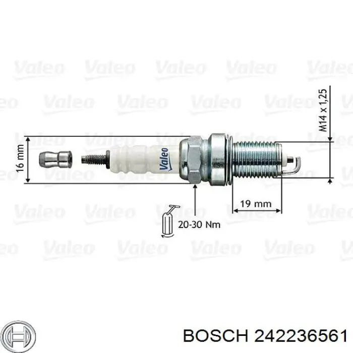 Do koszyka 242236561 Bosch Świeca zapłonowa