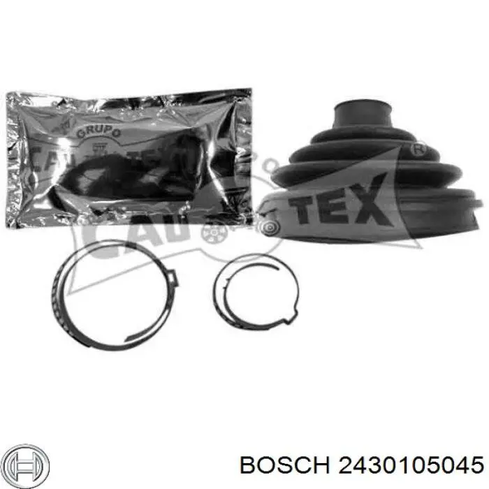 Pierścień uszczelniający wtryskiwacza Bosch 2430105045 cena, od 4,96 USD