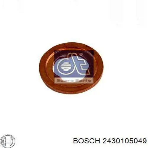 Pierścień uszczelniający wtryskiwacza Bosch 2430105049 cena, od 2,43 USD