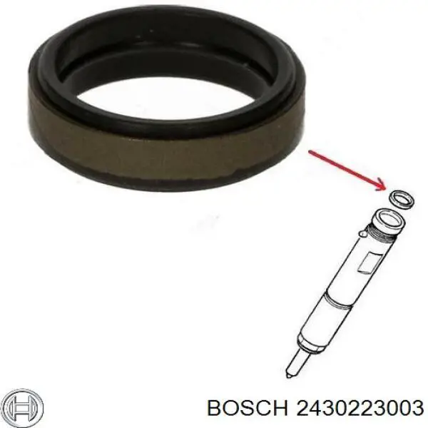 Do koszyka 2430223003 Bosch Zestaw naprawczy wtryskiwacza