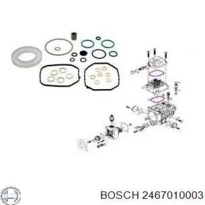 Do koszyka 2467010003 Bosch Zestaw naprawczy pompy wtryskowej wysokiego ciśnienia