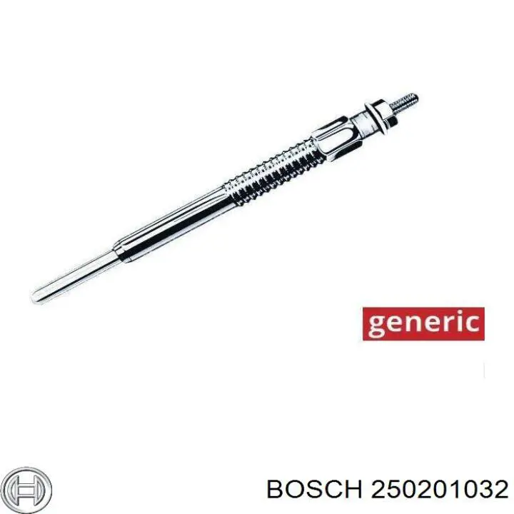 Świeca żarowa Bosch 250201032 cena, od 8,70 USD