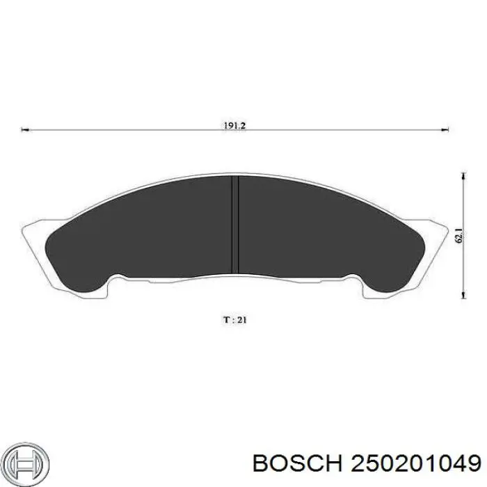Świeca żarowa 250201049 Bosch