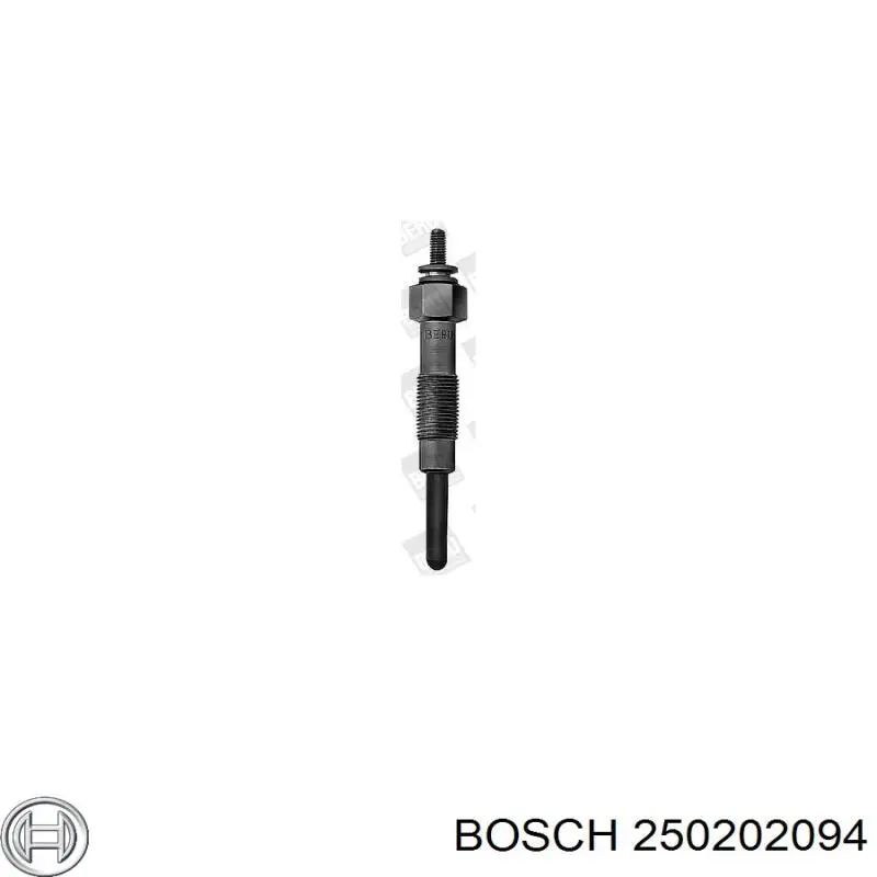 Świeca żarowa Bosch 250202094 cena, od 11,31 USD